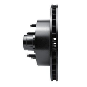 Ford F-150 Brake Rotor (1) - Front Left - R1 Concepts - Drilled & Slotted - Black - `94-`01